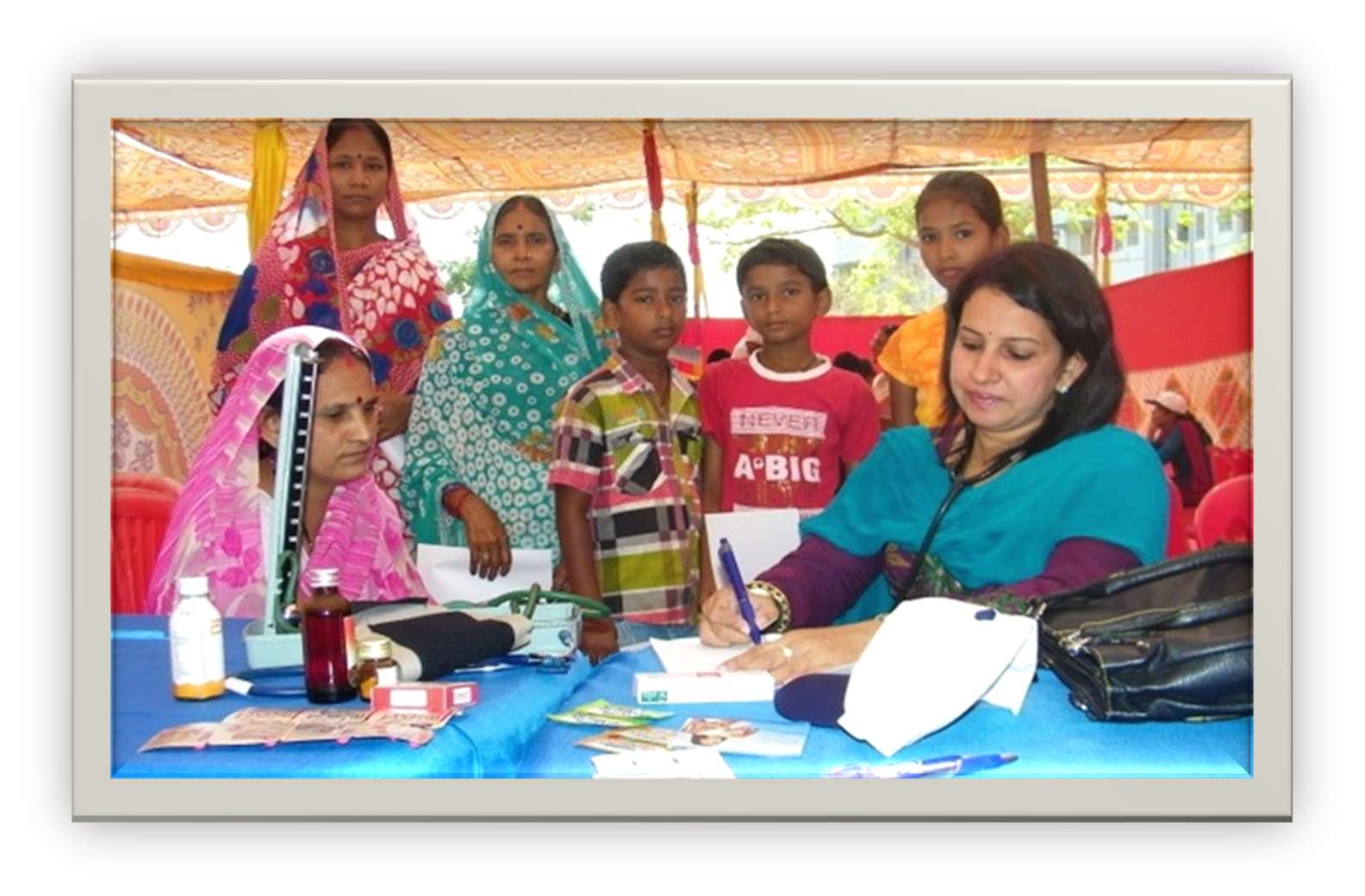 Women and child community health camp